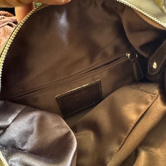 Coach Ashley Signature Satin Satchel Bag - Picture 6 of 7